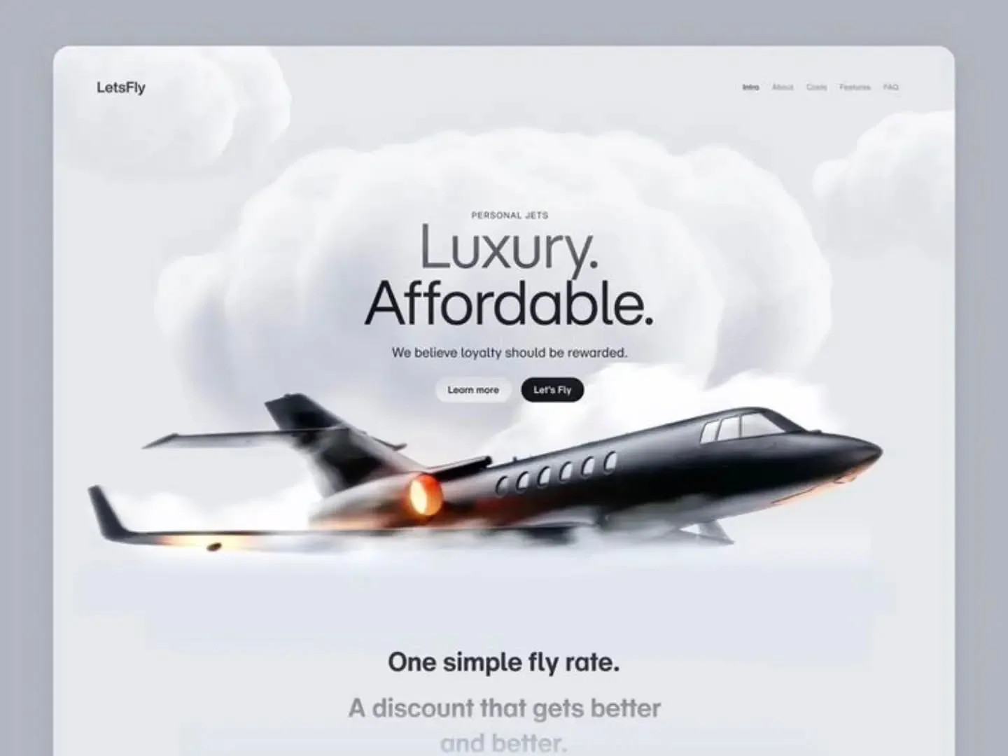 Private travel, refined — website design inspiration