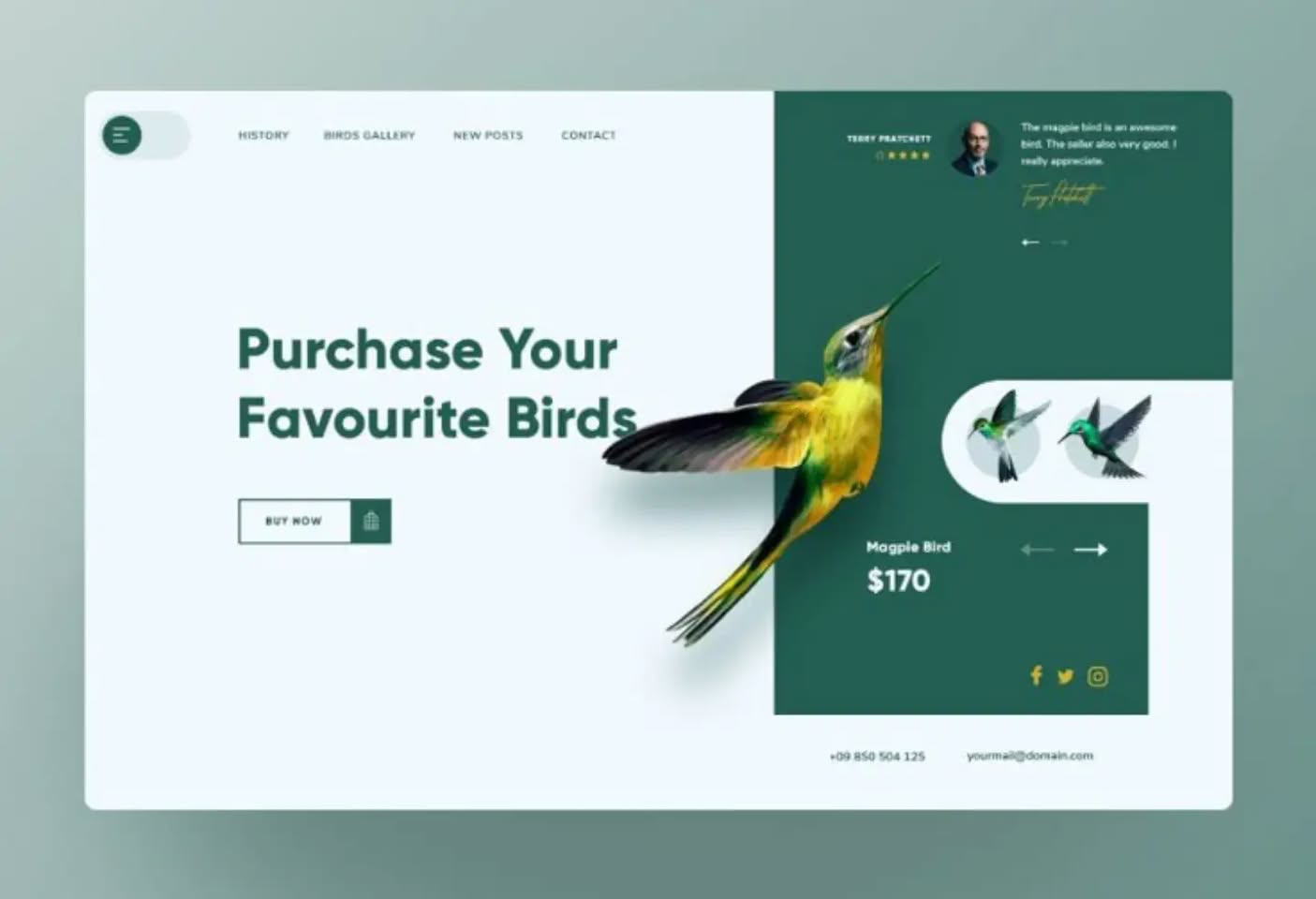 Nature-led commerce — full design preview