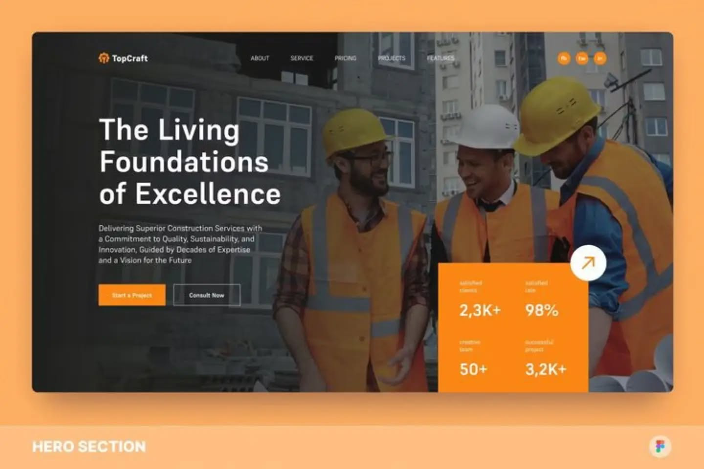Built on confidence — full design preview