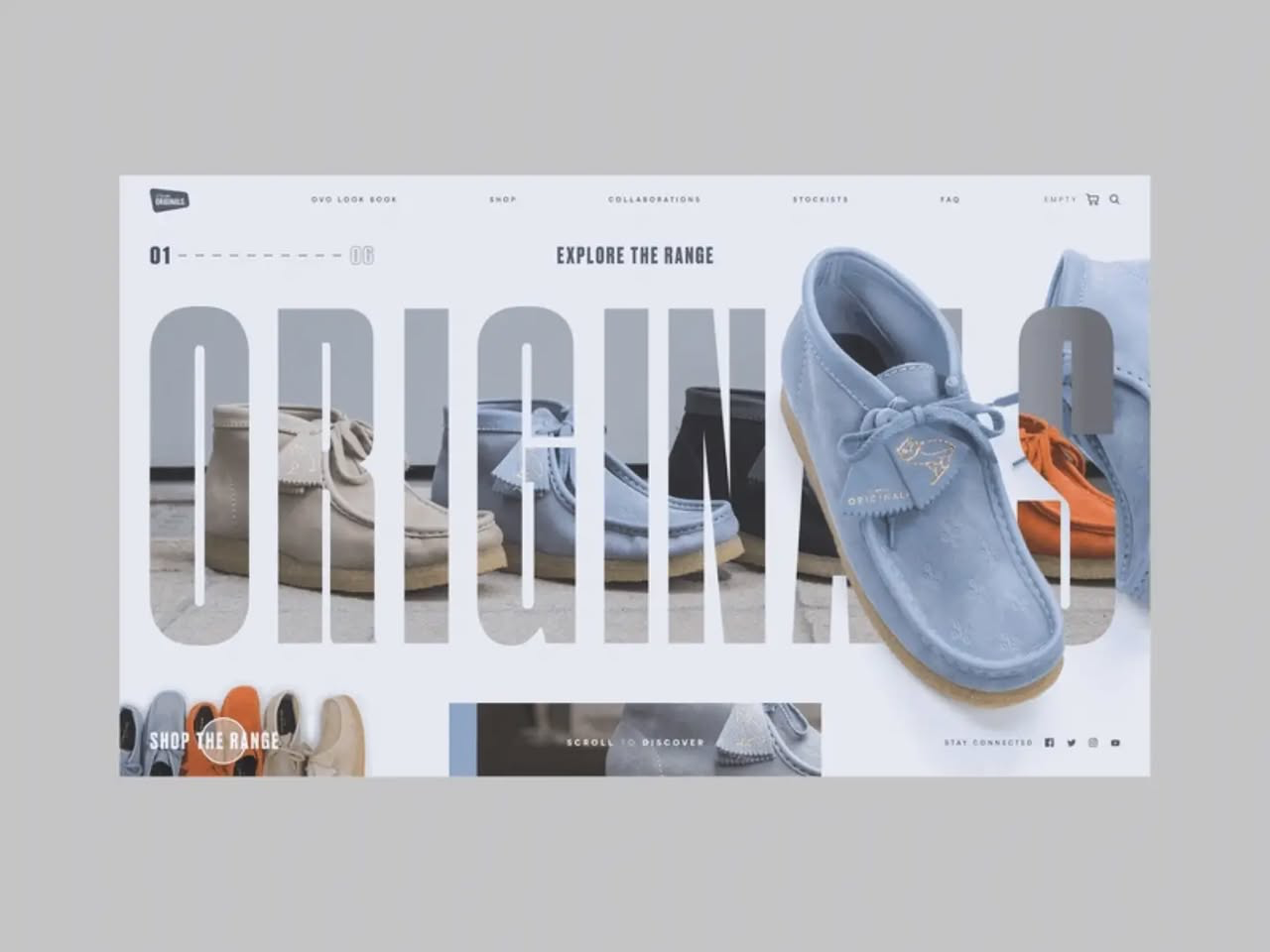 An editorial storefront — full design preview
