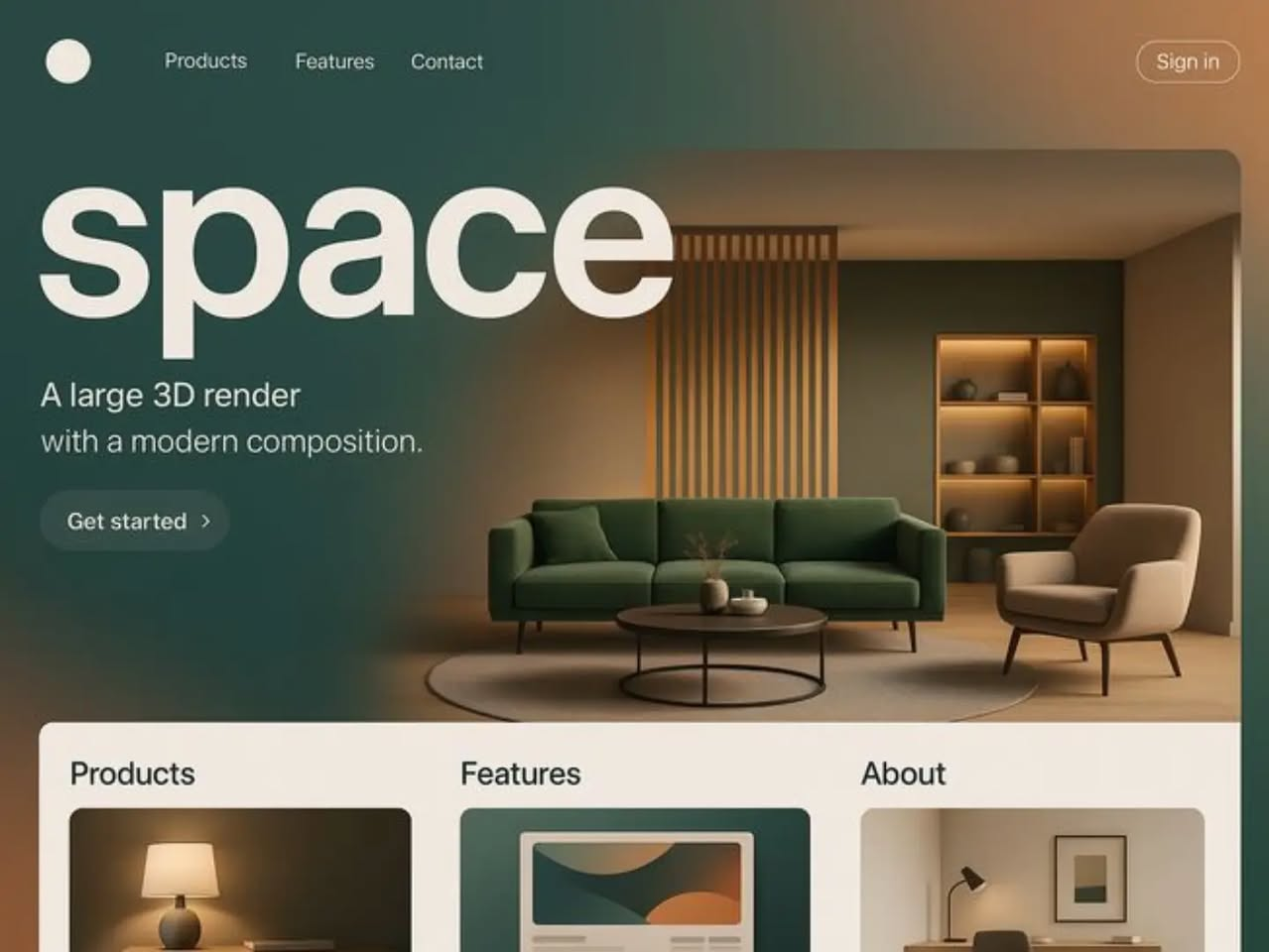 A sense of space — full design preview