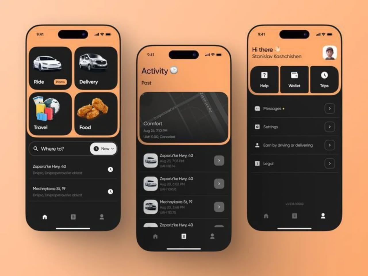 Everyday journeys — full design preview